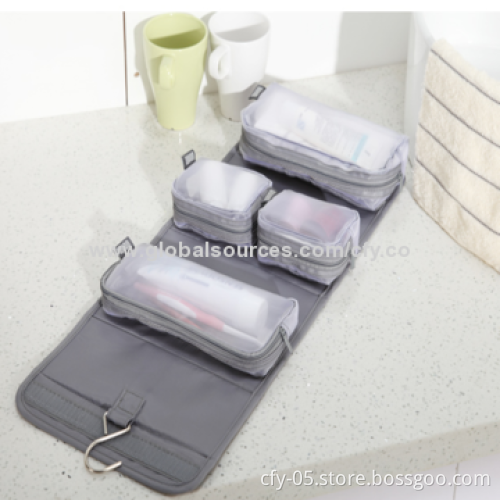Travel Folding Cosmetic Toiletry Wash Kit, Unique Design and High-quality